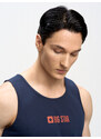 Big Star Man's Singlet T-shirt 152339 Blue 403