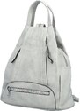 INT COMPANY Trendy dámský koženkový batůžek Coleta, šedý