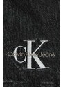 Dětské riflové šaty Calvin Klein Jeans černá barva, mini