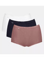Dámské kalhotky Basic+ Maxi C3P - MULTIPLE COLOURS 16 - vícebarevné V016 - SLOGGI