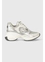 Sneakers boty MICHAEL Michael Kors Zuma stříbrná barva, 43S4ZUFS3D