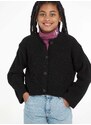 Dětský svetr Calvin Klein Jeans černá barva, lehký