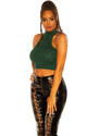 Style fashion Sexy rolák Crop Jumper