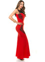 Style fashion Pohled na červený koberec! Večerní šaty Koucla s krajkou