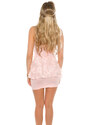 Style fashion Sexy KouCla mini dress with peplum lace