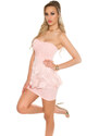 Style fashion Sexy KouCla mini dress with peplum lace