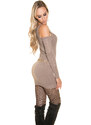 Style fashion Sexy Koucla Fineknitted LongJumper with CutOut