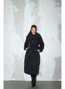 Style fashion Sexy Fashionista Extra Long Winterjacke mit Gürtel