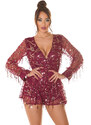 Style fashion Sexy KouCla Party Playsuit s flitry