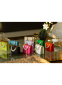 Style fashion Trendy ultra mini kabelka s perleťovou rukojetí