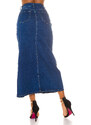 Style fashion Sexy džínová sukně Musthave s rozparkem