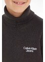 Dětský svetr Calvin Klein Jeans černá barva