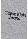 Dětský svetr Calvin Klein Jeans šedá barva
