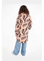 Dětský kabát Calvin Klein Jeans růžová barva