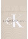 Dětská bunda Calvin Klein Jeans béžová barva