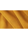 Žlutá sametová rohová pohovka Windsor & Co Halley 242 cm, pravá