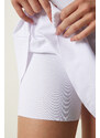 Happiness İstanbul White Tights Mini Tennis Skirt