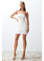 Trendyol Bridal White Body-Sitting Woven Wedding/Wedding Stylish Evening Dress