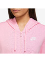 Nike w nsw club flc fz hoodie std PINK