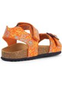 Dětské sandály Geox GHITA oranžová barva
