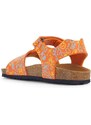 Dětské sandály Geox GHITA oranžová barva