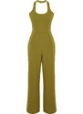 Trendyol Green Maxi Crepe Woven Jumpsuit