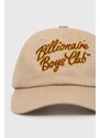 Bavlněná baseballová čepice Billionaire Boys Club Script Logo Embroidered béžová barva, s aplikací, B24144