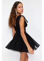 Trendyol Black Tulle Evening Dress Evening Dress