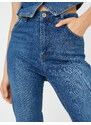 Koton High Waist Jeans Slim Fit - Mom Slim Jean