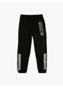 Koton Jogger Sweatpants Tie Waist Pocket Print Detailed Ribbon