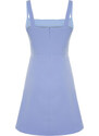 Trendyol Light Blue Open Waist/Skater Mini Dress