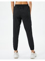 Koton Jogger Sweatpants with Elastic Waist and Legs, Zippered with Pocket.