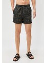 Koton Swim Shorts Lace Waist Geometric Printed