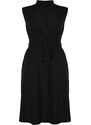 Trendyol Curve Black Woven Shirt Dress