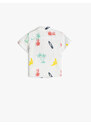 Koton Shirt Short Sleeved with Cap Pocket Detail Printed Cotton