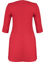 Trendyol Curve Red Woven Dress