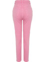 Trendyol Pink High Waist Mom Jeans