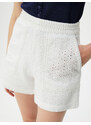 Koton Scalloped Shorts Pocket Standard Waist