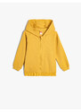 Koton Basic Hooded Sweatshirt Zipper Long Sleeve Cotton