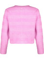 Trendyol Pink Crew Neck Knitwear Cardigan