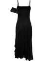 Trendyol Black Flounced Chiffon Stylish Evening Dress