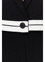 Trendyol Black Basic Crop Oversize Woven Blazer Jacket