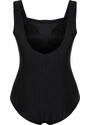 Trendyol Curve Black Square Neck Knitted Compression Swimsuit