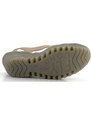 Fly London sandály na klínu béžové taupe Yazi P501479001