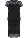 Trendyol Curve Black Lace Midi Knitted Dress