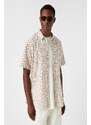 Koton Patterned Short Sleeve Shirt