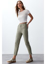 Trendyol Khaki High Waist Mom Jeans