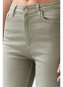 Trendyol Khaki High Waist Mom Jeans