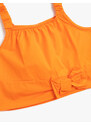 Koton Plain Orange Girls' Blouse 3skg60009aw