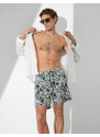 Koton Marine Shorts Floral Laced Waist Pocket